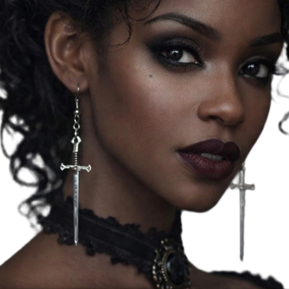 Short Sword Earrings